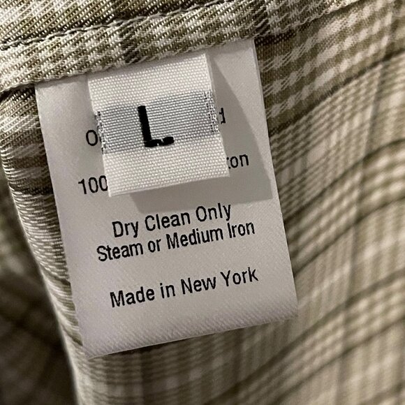 Of Her Own Kind Light Green Mirabelle Sage Plaid Corset Maxi Dress Size L - Picture 4 of 5